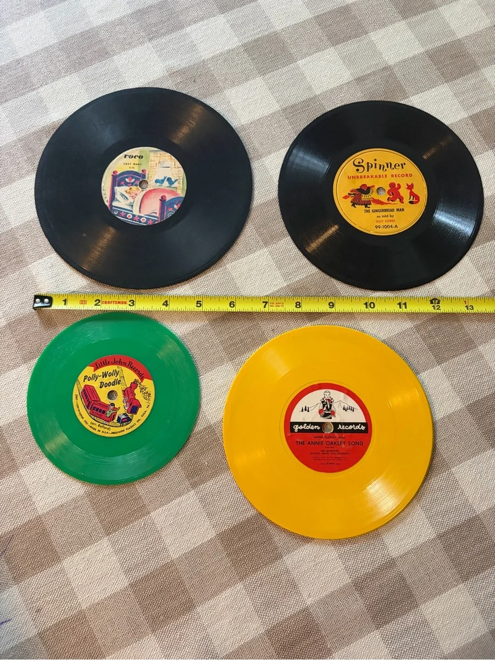 Vintage Children’s Vinyl Records Assorted Brand & Size Collectors Nursery Decor
